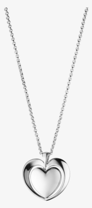 Free Png Silver Heart Pendant Png Images Transparent - Necklace Png