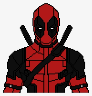 Pixel Art - Deadpool Pixel Art - 400x400 PNG Download - PNGkit