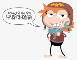 Amelia Character - Poptropica Monkey Wrench