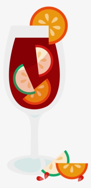 Glass Clipart Sangria - Sangria Clip Art