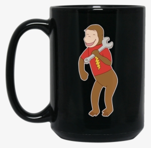 Left Handed Monkey Wrench 15 Oz - Golf Stud Black 15oz Mug