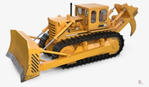 3 Bulldozer Rigged Royalty-free 3d Model - Bulldozer 3d Png