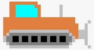 This Free Icons Png Design Of Pixel Art Bulldozer
