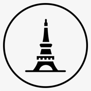 Eiffel Tower Rubber Stamp - 100x100mm Create Your Own Catering Sign.