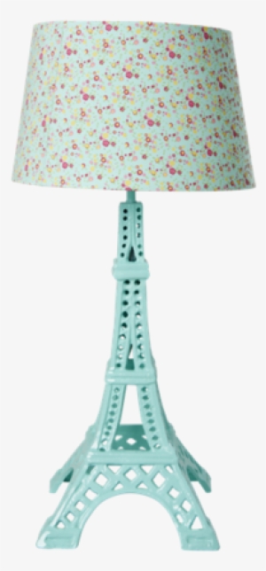 Metal Eiffel Tower Table Lamp In Mint - Eiffel Tower Lamp