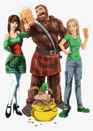Alissa Bunny Wookiee Stuffed Toy St Patrick's Day - Aprovechado El