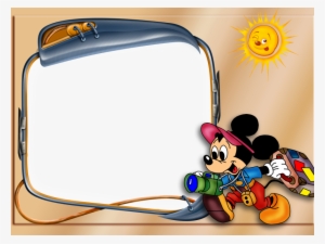 Awesome Frames To Add To Disney Photos - Mickey Mouse Border And Frame