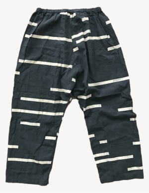 Uzi Nyc / Black Stripe Pant - Pocket