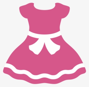 Open - Dress Emoji Transparent