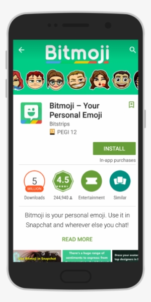 Install The Bitmoji App On Your Android Or Ios Device - Iphone