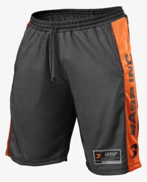 Load Image Into Gallery Viewer, No1 Mesh Shorts, Black/flame - No1 Mesh Shorts - Black/white M