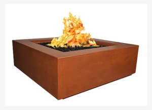 42" Camden Fire Pit Square Table - Png Fire Pit