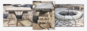 Fire Pits And Stone Benches - Cobblestone