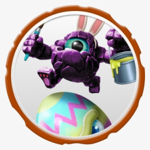 Rocky Egg Roll Icon - Fathead Skylanders Activision - Rocky Roll Peel And