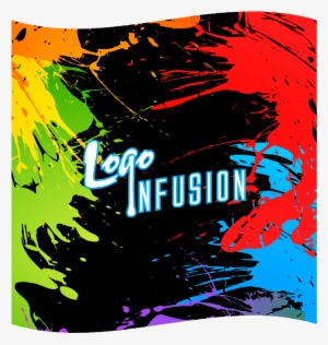 Logo Infusion Signature Splatter Colors Microfiber - Poster