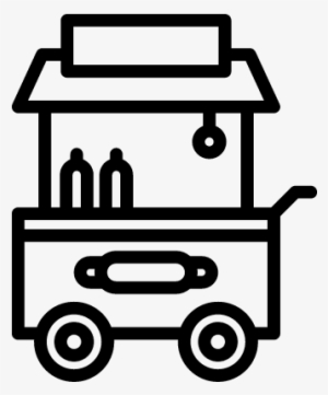 Hot Dog Cart Vector - Hot Dog Cart Logo