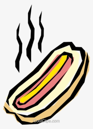 Hot Dog Royalty Free Vector Clip Art Illustration - Illustration