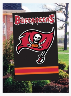 Tampa Bay Buccaneers Applique Banner Flag - Tampa Bay Buccaneers Nfl Applique Banner Flag (44x28)