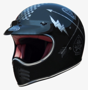 Bike Helmet Emoji Gif - Old School Motocross Helmet
