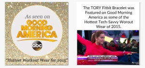 The Tory Fitbit Bracelet Was Featured On Good Morning