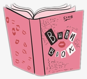 Burn Book Pink Mean Meangirls Girls - Mean Girls Burn Book Png