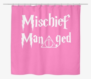 Mischief Managed Shower Curtain - Harry Potter Desk Decor Diy