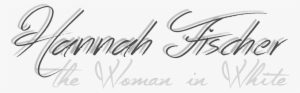 The Woman In White - Calligraphy