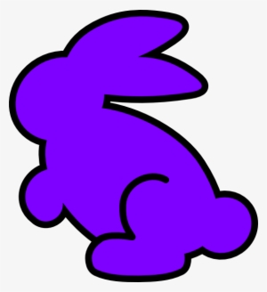 Purple Bunny Clipart