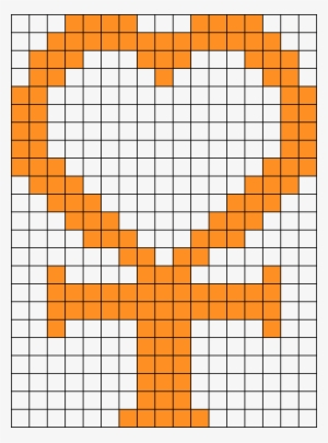 Sailor Venus Symbol Perler Bead Pattern / Bead Sprite - Perler Bead Sailor Venus