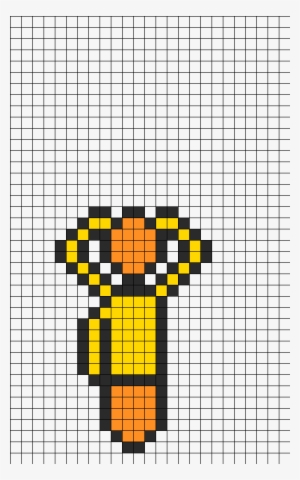 Sailor Venus Transformation Stick Perler Bead Pattern - Perler Beads Sailor Moon Pen