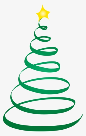 Christmas Tree - Swirl - Swirly Christmas Tree Svg