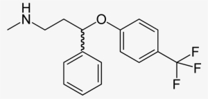 Fluoxetine 2d Skeletal - Fluoxetine Png