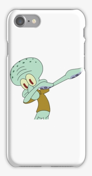 Dabbing Squidward Sticker Iphone 7 Snap Case - Squiddy Dab