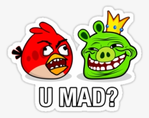 Rage Faces Mad 166 X 208 9 Kb Png Dan Awesome S Rage - Angry Birds Troll Face