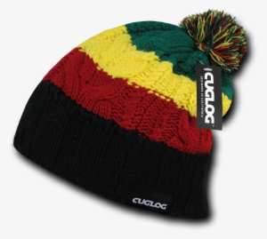 Cuglog Mytikas Colorful Stripped Beanies Beany For - Cuglog K029 Mytikas Beanie - Rasta - Rasta