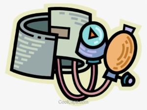 Blood Pressure Gauge Royalty Free Vector Clip Art Illustration - Blood Pressure Vector Png