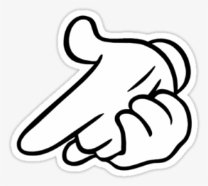 Mickey Mouse Hands Gun Download - Mickey Mouse Gun Png