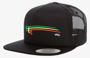 Flexfit Retro Snapback Cap - Trucker Black