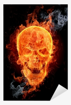 Flaming Skull