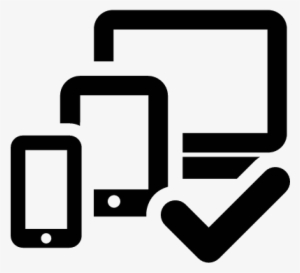 Tablet Smartphone Computer Checked Vector - Computer Tablet Smartphone Icon