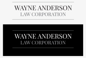 Logo Wayne Anderson Law Corporation - Human Action