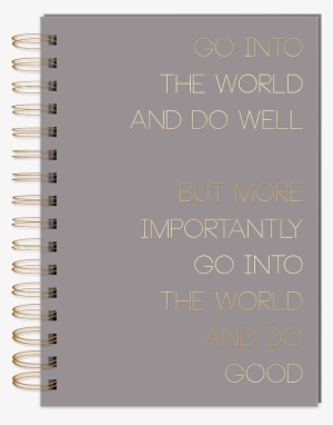 Do Good Spiral Bound Journal - Notebook