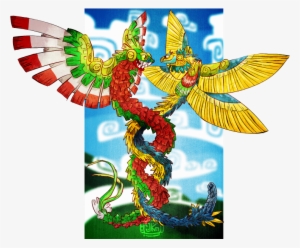 Quetzalcoatl And Xiuhcoatl - Quetzalcoatl