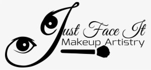 Justfaceitmua - Make Up Logo Vector