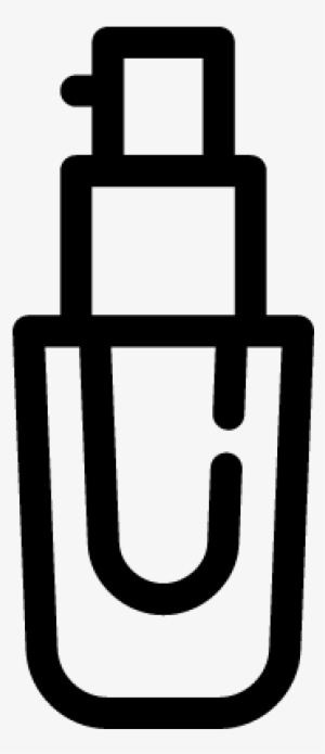 Liquid Makeup Vector - Makeup Bottle Icon