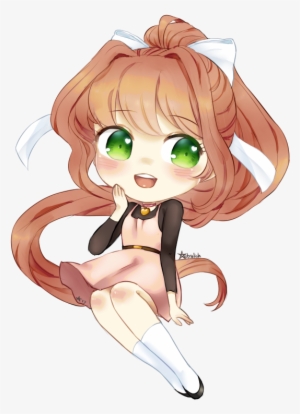 Do You Want Love Monika Forever - Monika Doki Doki Chibi
