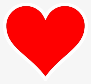 How To Set Use Red White Heart Icon Png - Love Heart