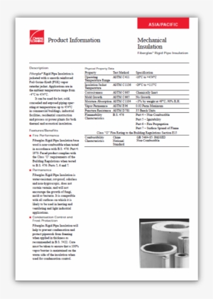 Rigid Pipe Catalogue - Owens Corning Catalogue 2016