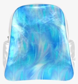 Blue Waves Multi-pockets Backpack - Laptop Bag