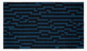 Dark Blue Waves Folded
